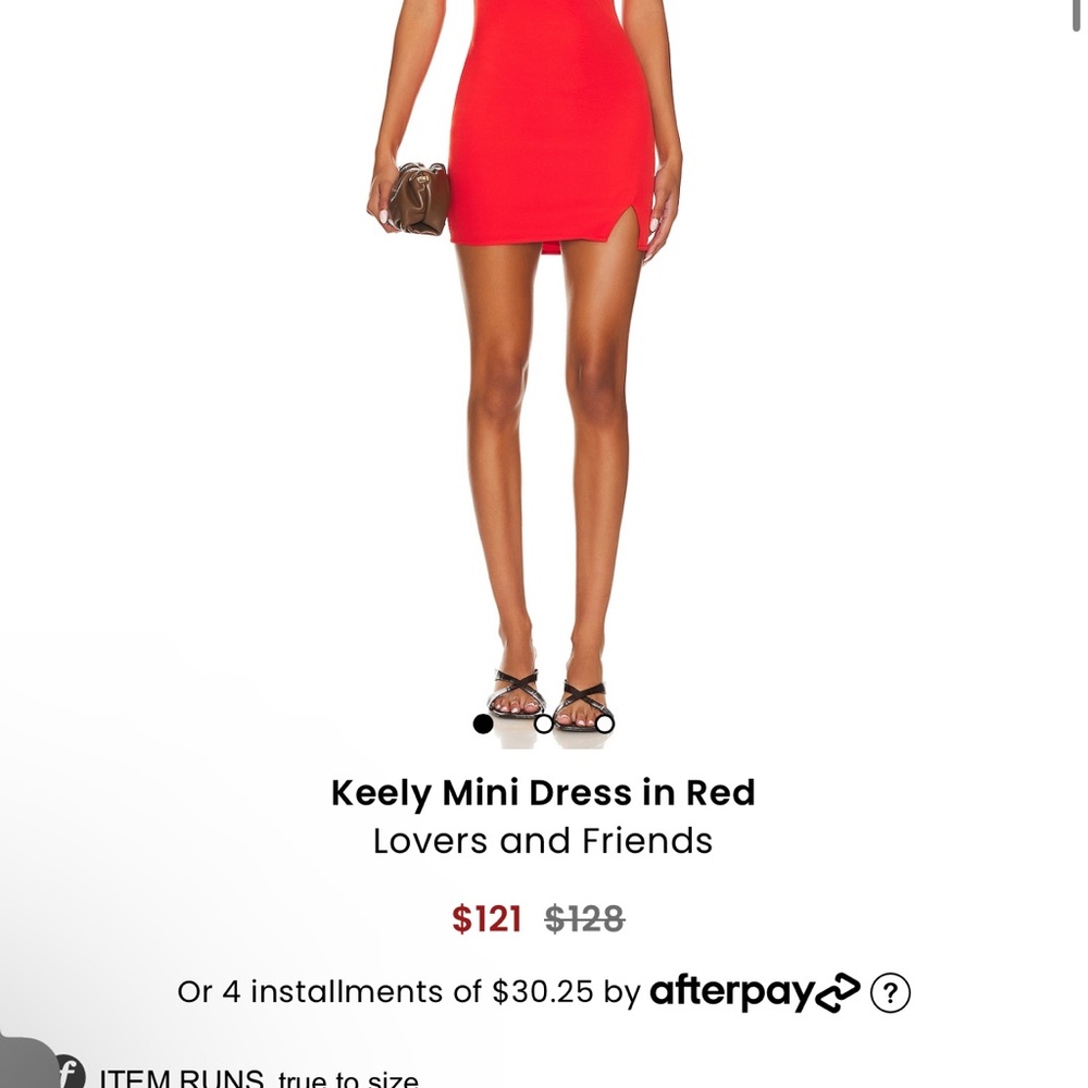 Lovers + Friends Keely Mini Red Mini Dress